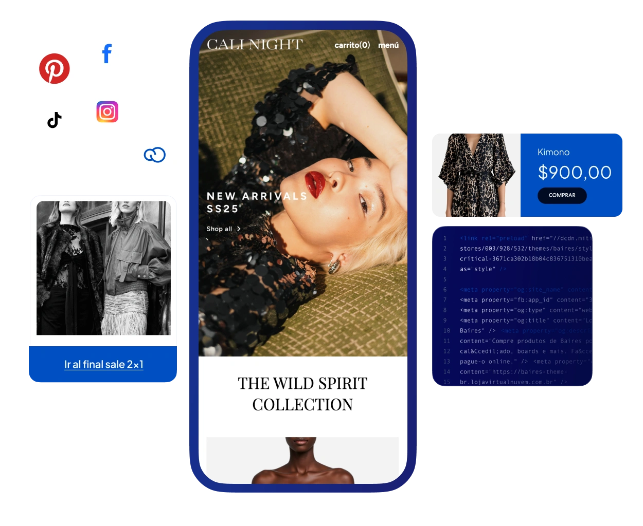 Emprendedora con un laptop en la mano con tu Tiendanube