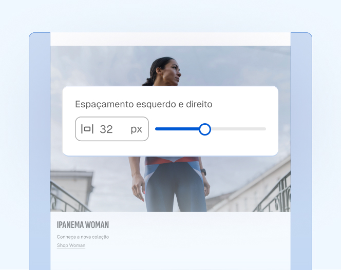Novas opções de personalização