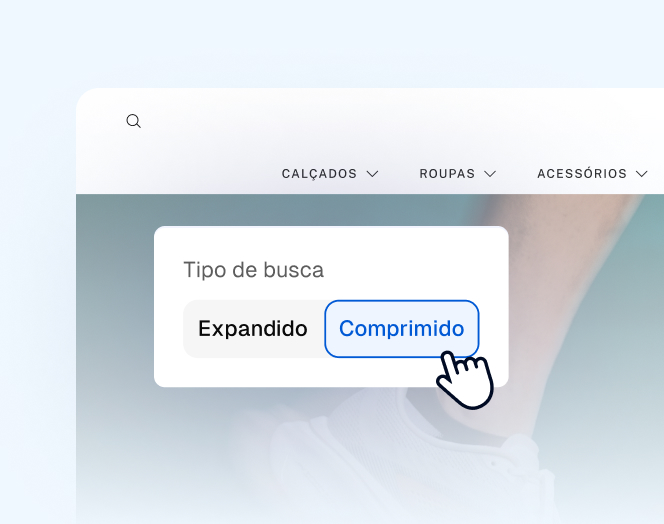Novas opções de cabeçalho