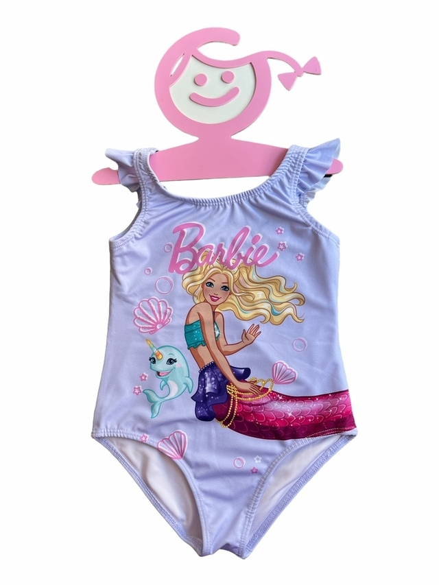 Conjunto Infantil Fakini Barbie Feminino - Branco