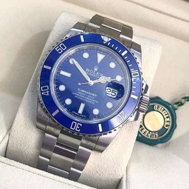 Rolex Submariner Fundo Azul Comprar Em My Times