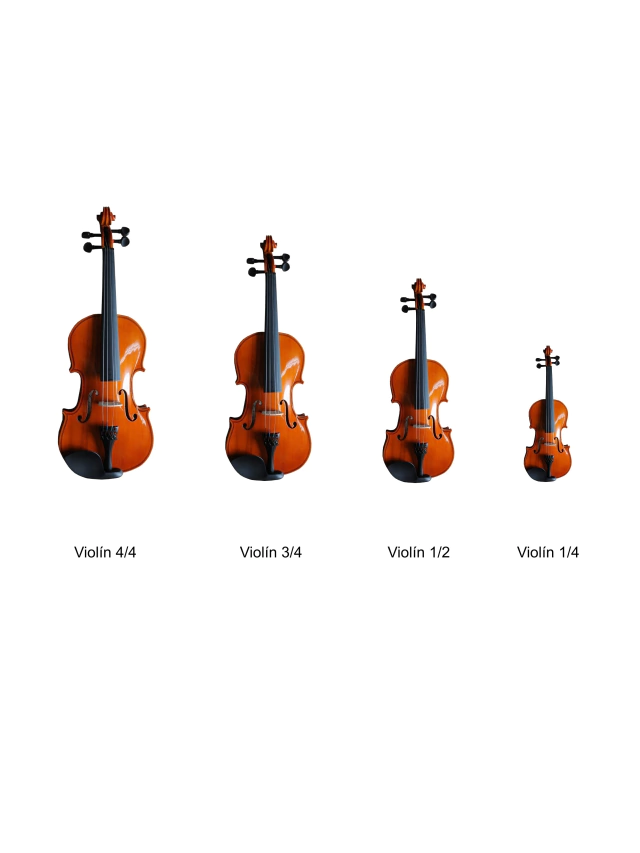 de violines para niños en tamaños