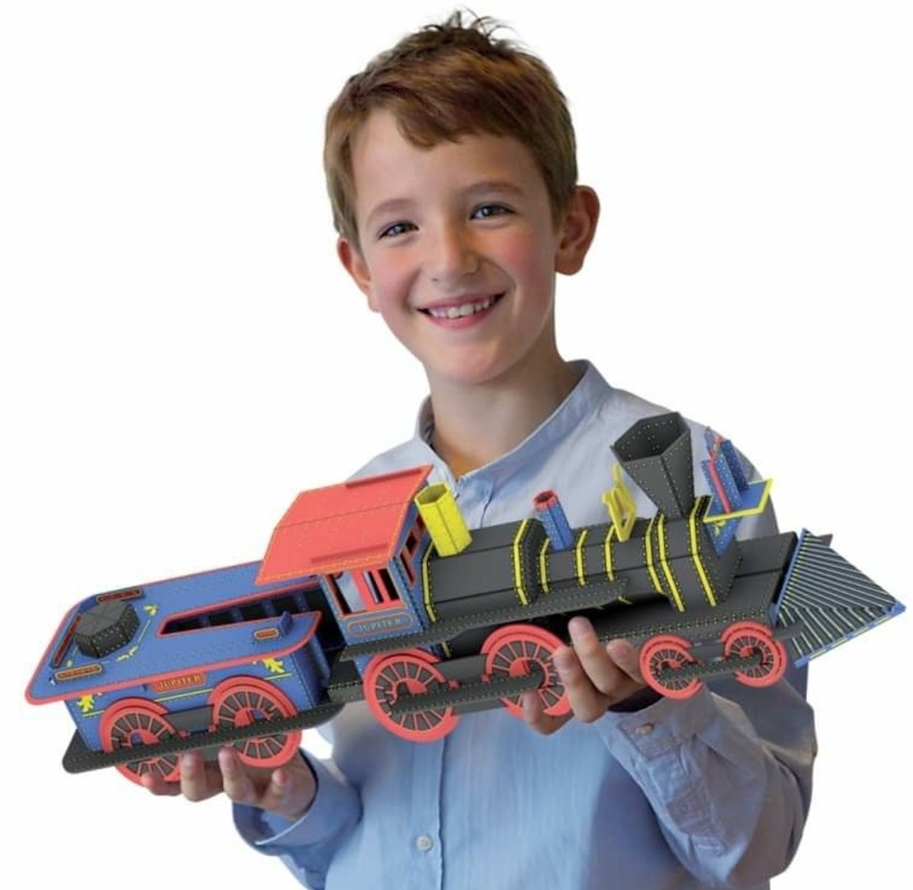 Libro Maqueta 3D Construye Una Locomotora De Manolito