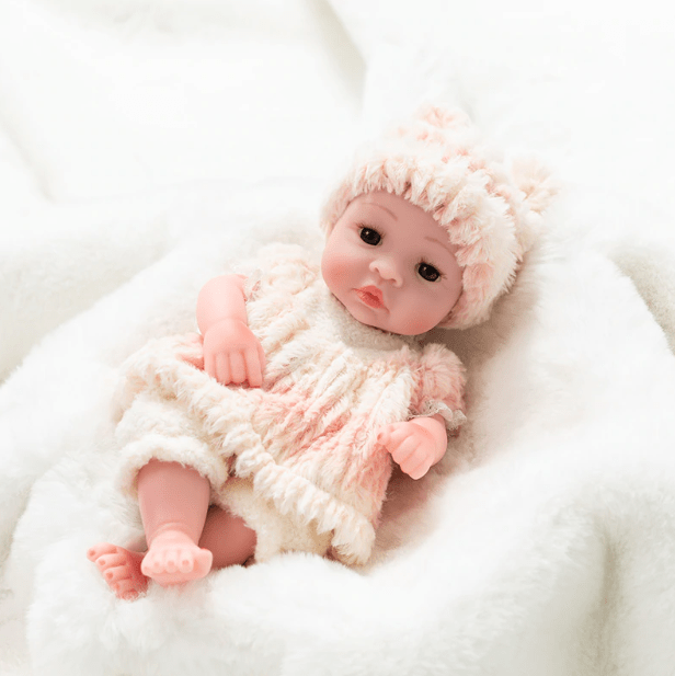 Bebê Reborn Boneca Reborn Corpo Silicone Com Cobertor