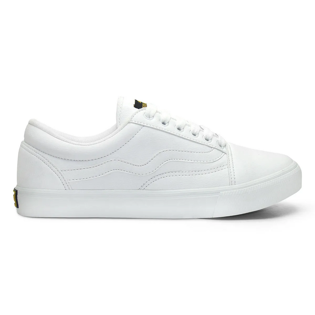 Tênis Mad Rats OldSchool PU Branco/Laranja - Tênis Feminino