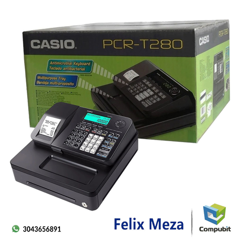 línea Pionero Ópera Caja registradora Casio PCR-T280 - Felix Meza Cardenas
