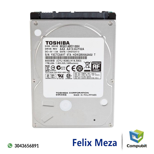 duro 1TB Portatil - Felix Meza