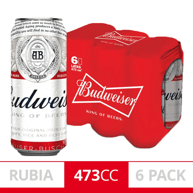 Budweiser 473 Ml X6 Comprar En B B