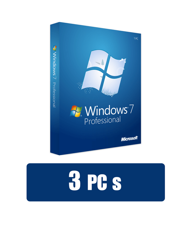 WINDOWS 7 – Professional 3 PCs - Programasar.com