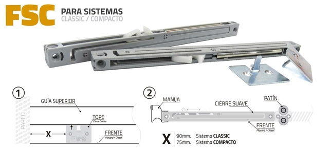 Kit Frente Integral Placard Aluminio Classic Grupo Euro