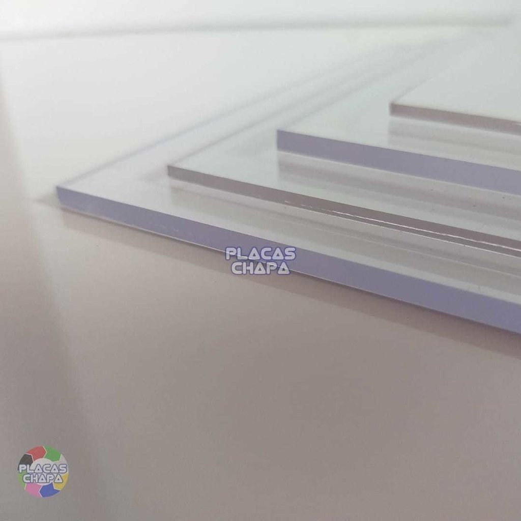 Placa PS Cristal Poliestireno 3mm