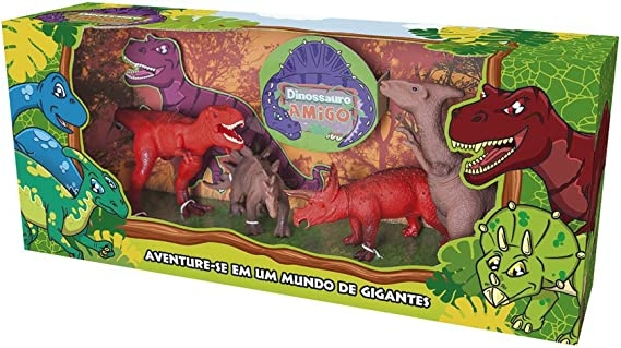 Dinossauro Amigo Super Toys Kit Com 4 Peças - 291