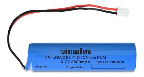 atravesar empieza la acción defecto Batería 3.7v-2500mAh litio Atomlux x 1 - ElectriK