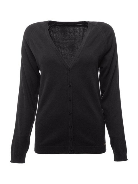 black v neck cardigan ladies