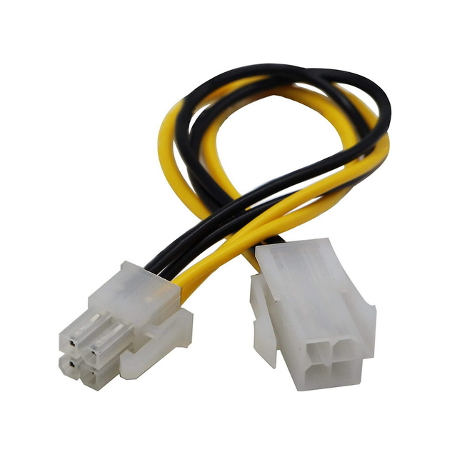 Cable Alargue Fuente 4 Pines Para Mother 20cm No Sirve Para Placas