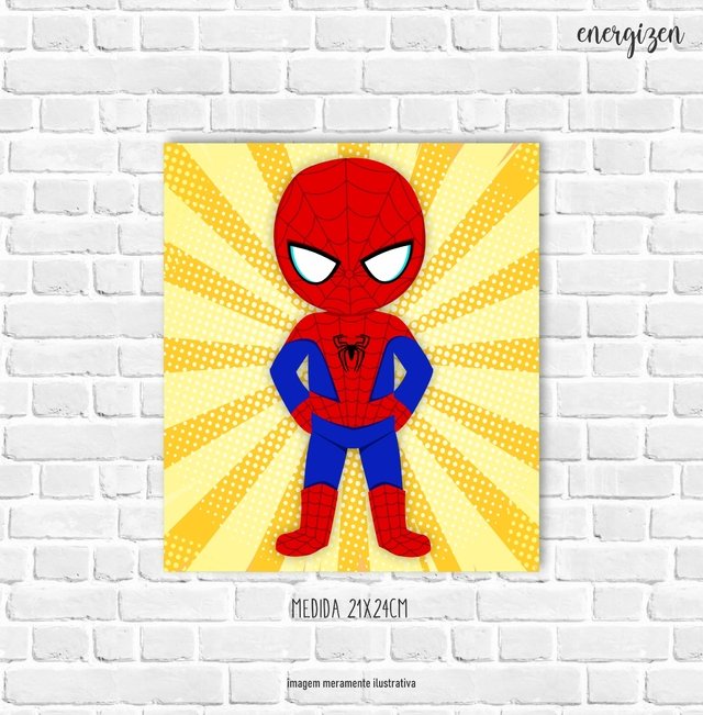 Quadros decorativos Super herói homem aranha