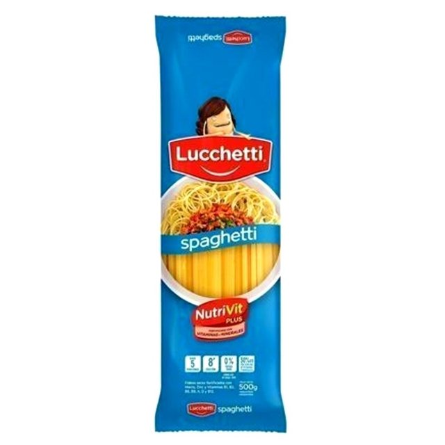 Fideos Lucchetti Spaghetti 500 Gr