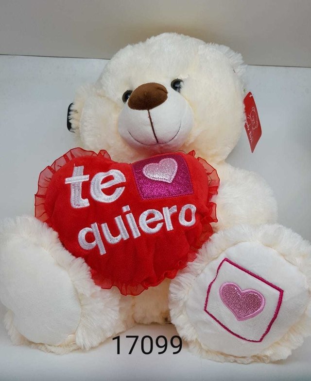 corazon de peluche te amo