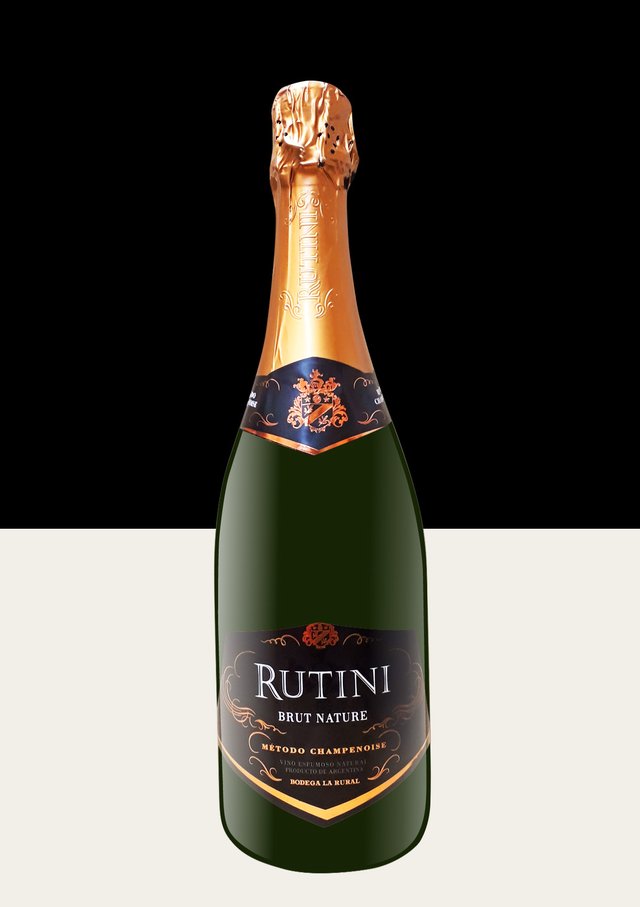 Champagne Rutini Brut Nature 750 cc Muñiz Vinoteca