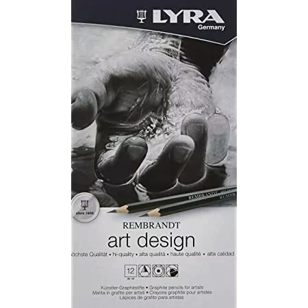 Lyra Rembrandt Art Design Graphite Pencil Set X 12