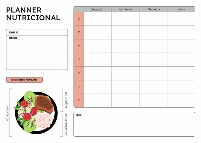 Planner Semanal Imantado