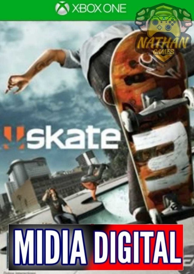 skate 3 - xbox one - midia digital - Nathan games