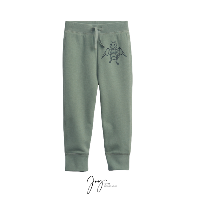 Calça de Moletom Verde Dragão GAP Joy Importados