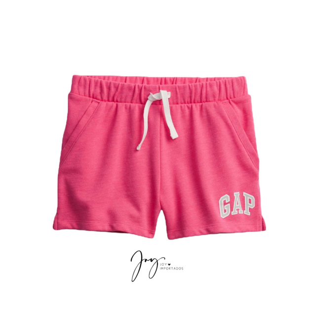 Short Moletom Rosa GAP Comprar Em Joy Importados