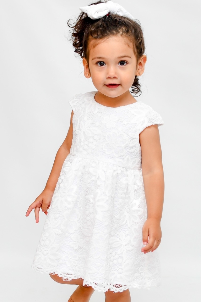 Vestido Broderie Blanco 2 años - Planeta bebés