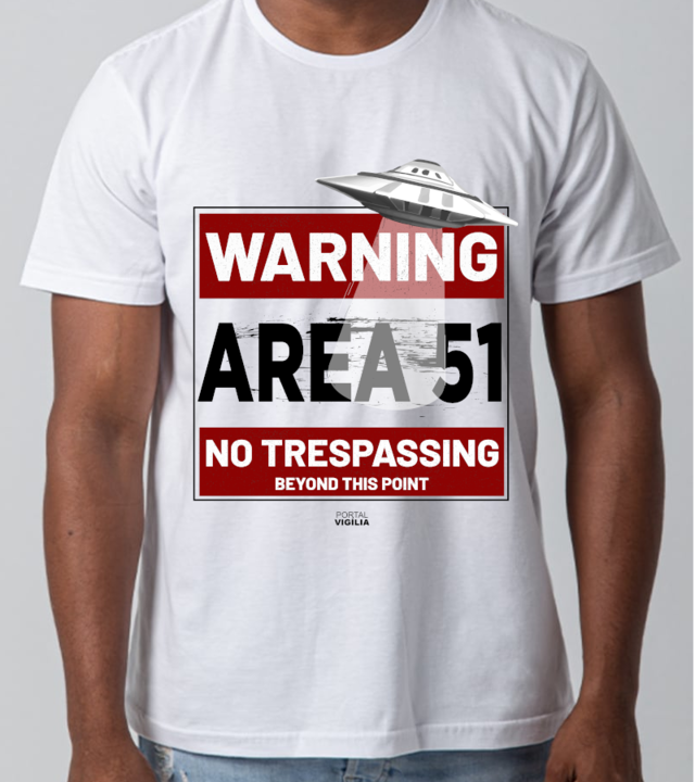 Camiseta Área 51 na Camiseteria S.A.