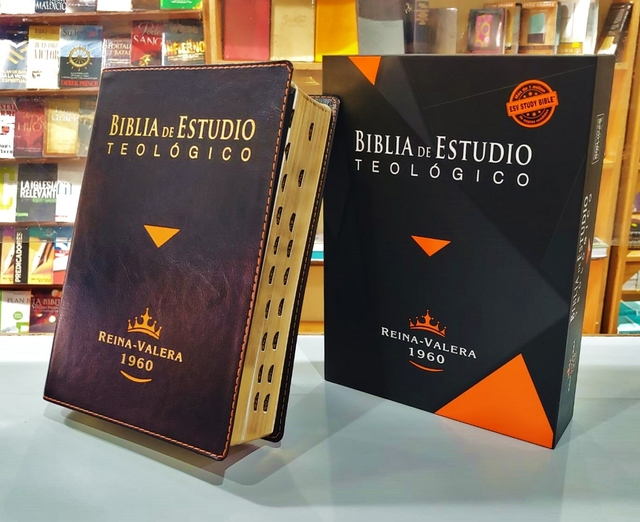 BIBLIA DE ESTUDIO TEOLOGICO TAPA DE PIEL