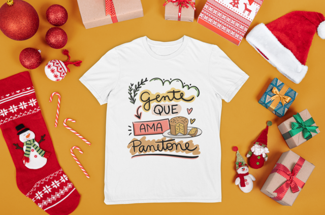 camisa personalizada do natal