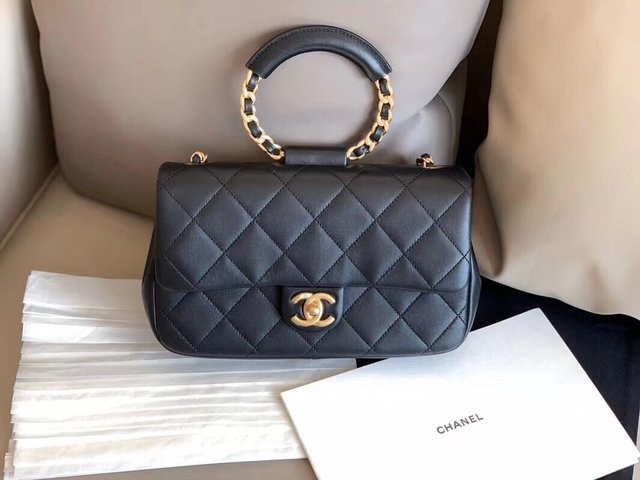 chanel coco mini handle bolsa