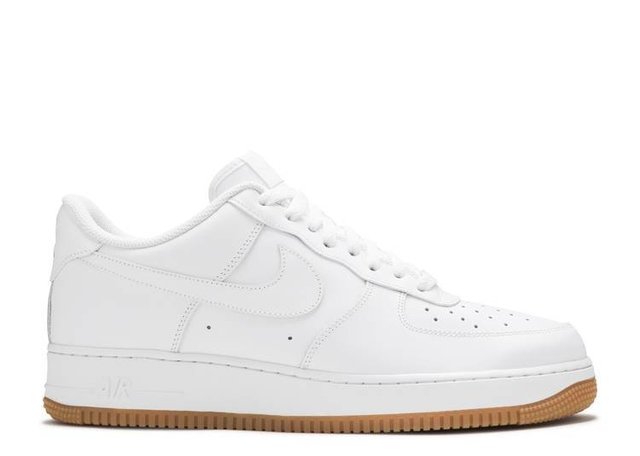 nike air force 1 white gum light brown