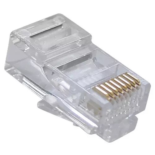 Conector RJ45 Macho De Passagem CAT6 FURUKAWA Velocidade Gigabit