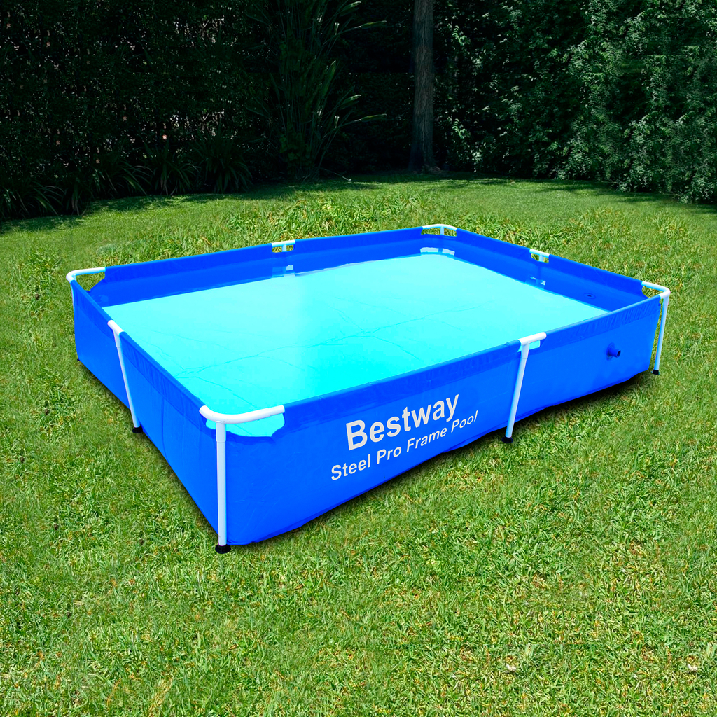 Pileta Estructural Rectangular Bestway Con Capacidad De