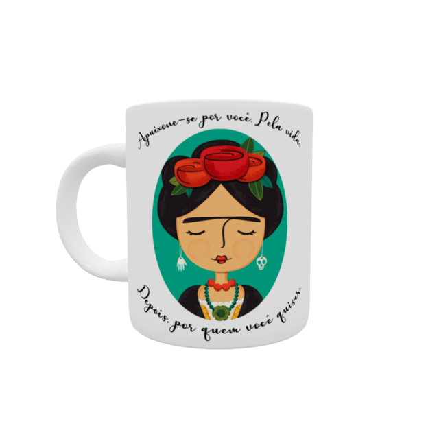 Camiseta Personalizada Poliester Frida Onde Não Puderes Amar