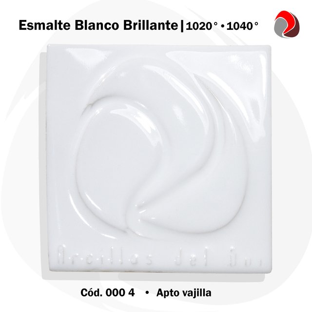 Esmalte Blanco Brillante 1020° / 1040°