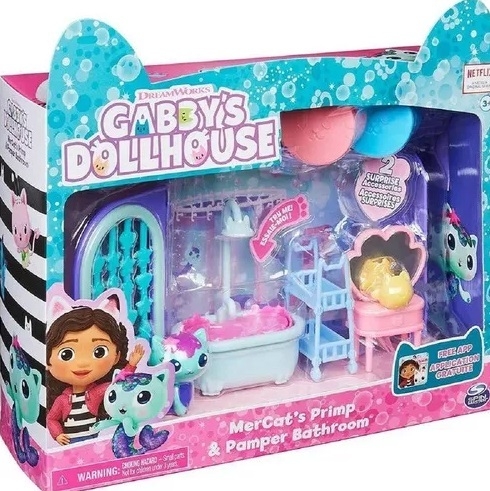 Playset de Luxo Casinha Banheiro Sereiata Gabby's Dollhouse - Loja Zuza  Brinquedos