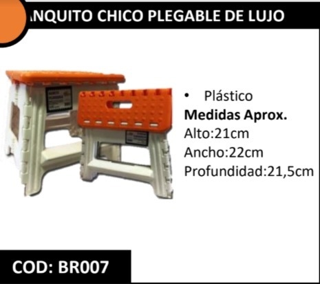 Banco Plegable Chico Comprar En Regalos Einsof