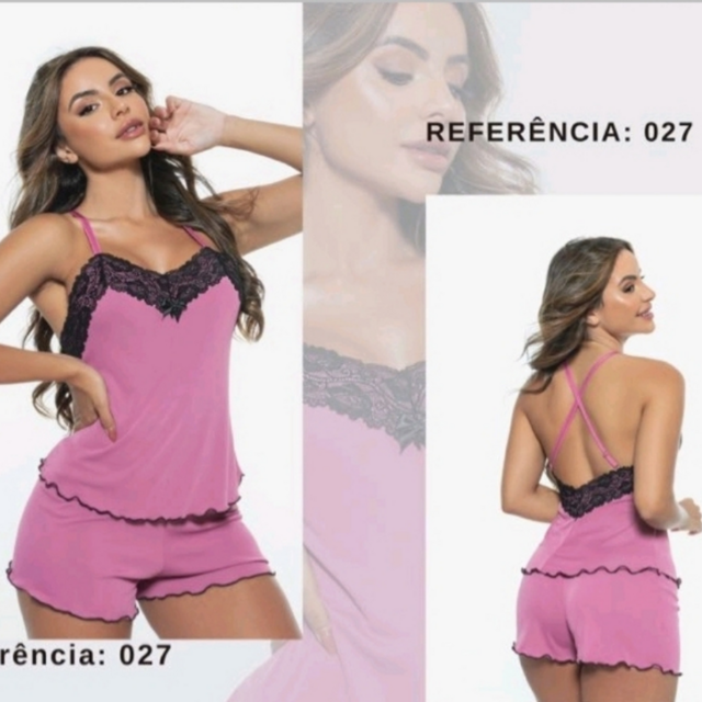 Shortdoll Cruzado Comprar Em Lingerie De Cabide