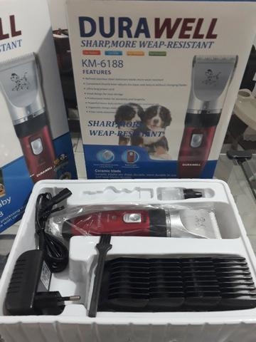 Máquina de Tosa sem Fio Cães Gatos Durawell KM 6188