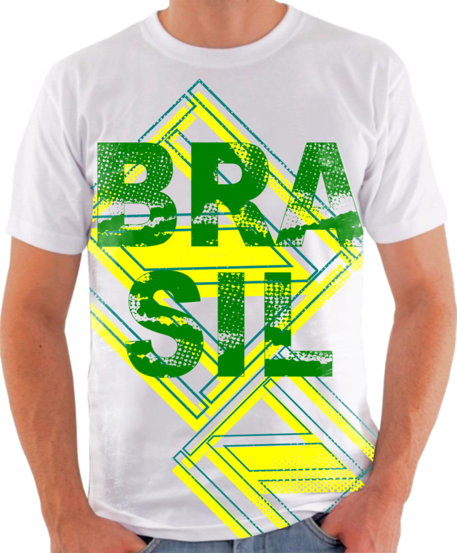 Camiseta Camisa Blusa Tem Tica Personalizada Poli Ster Brasil