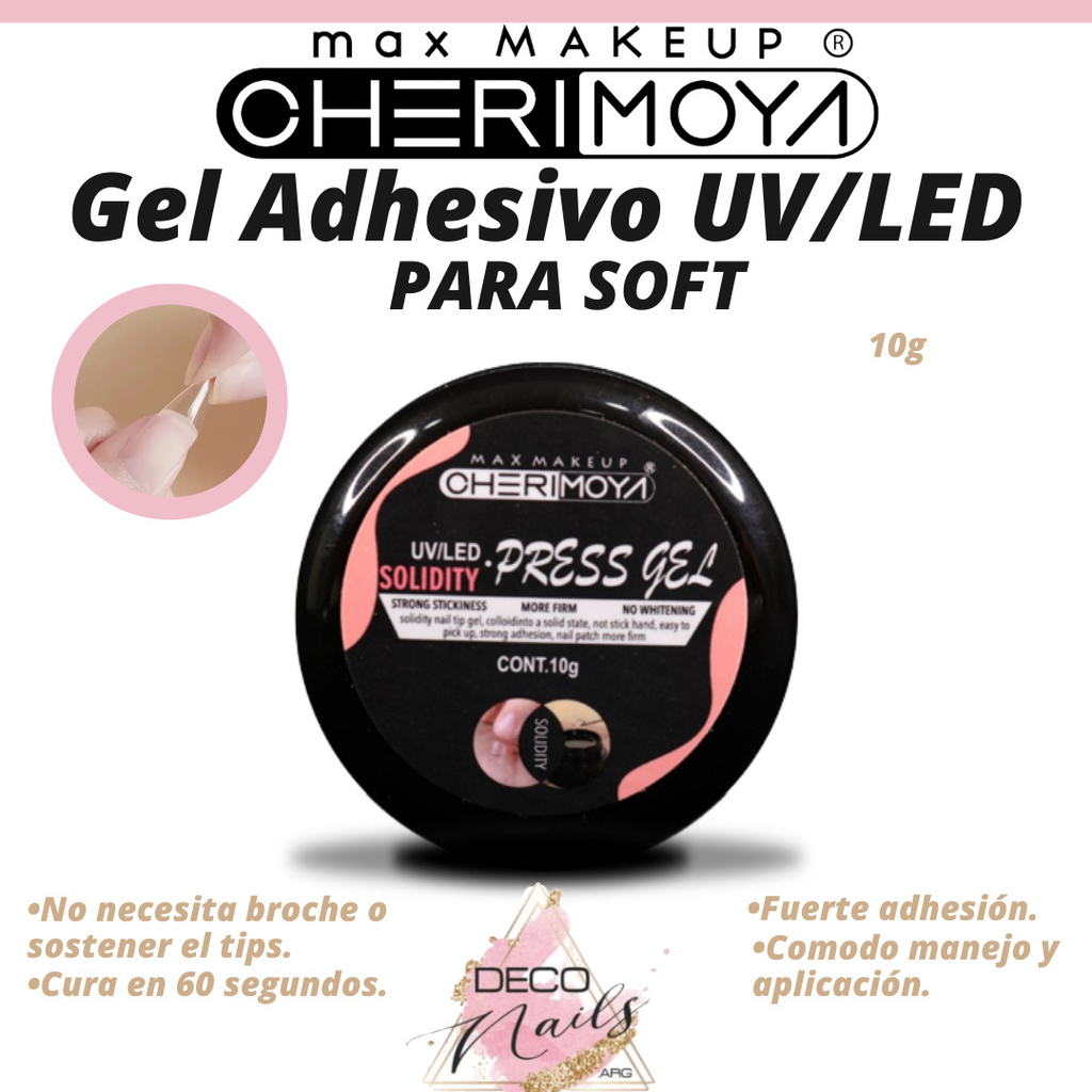 Gel Solido Para Soft Gel Cherimoya DecoNails