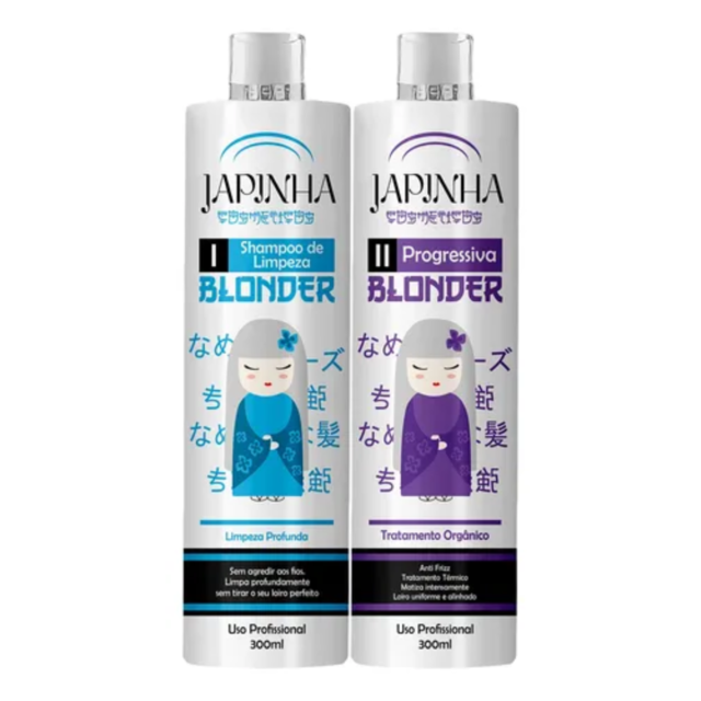 Kit Progressiva Orgânica Matizadora Blond Japinha 300ml