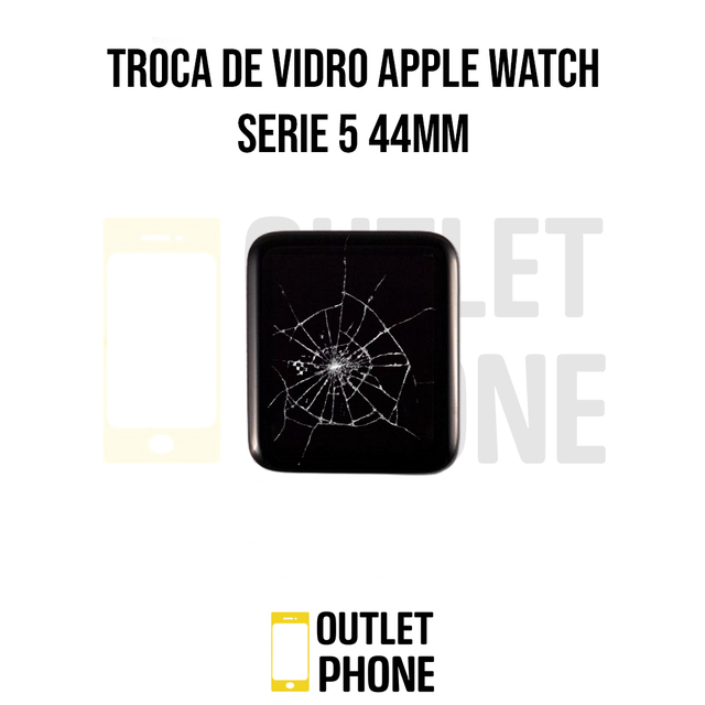 vidro apple watch 5 44mm