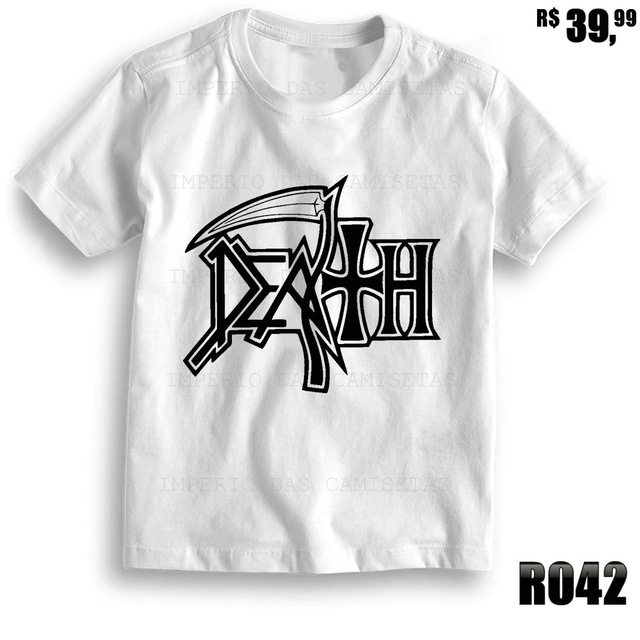 camisetas de bandas de death metal