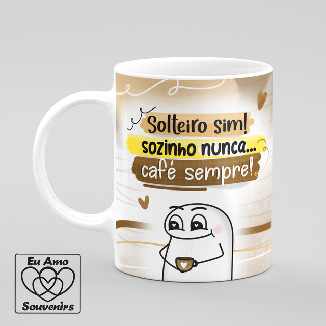 Caneca Flork Caf Sempre Comprar Em Eu Amo Souvenirs