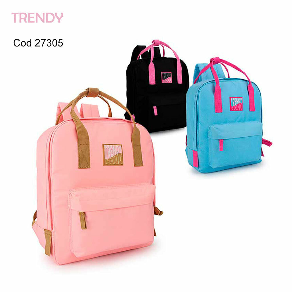 Mochila TRENDY Cod 27305 Kamila Marroquineria Once