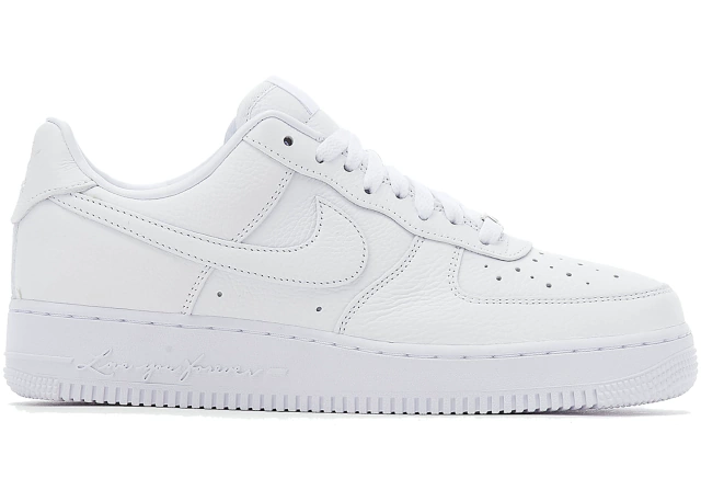 plain white nike air force 1